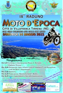 IX° Raduno Moto d'Epoca Città Villafranca T. 24 maggio 2015